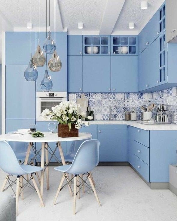 Kitchen Set Warna Biru Di Medan