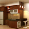 Kitchen Set Warna Coklat Medan