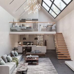 Mezzanine Living Room Di Medan