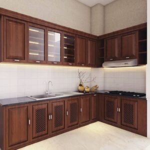 kitchen set kayu di medan