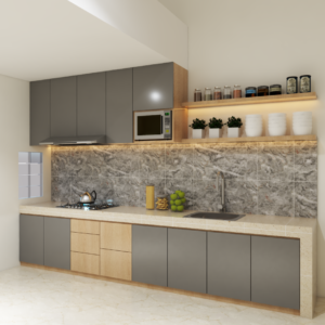 Kitchen Set Lurus 4 Meter Di Medan