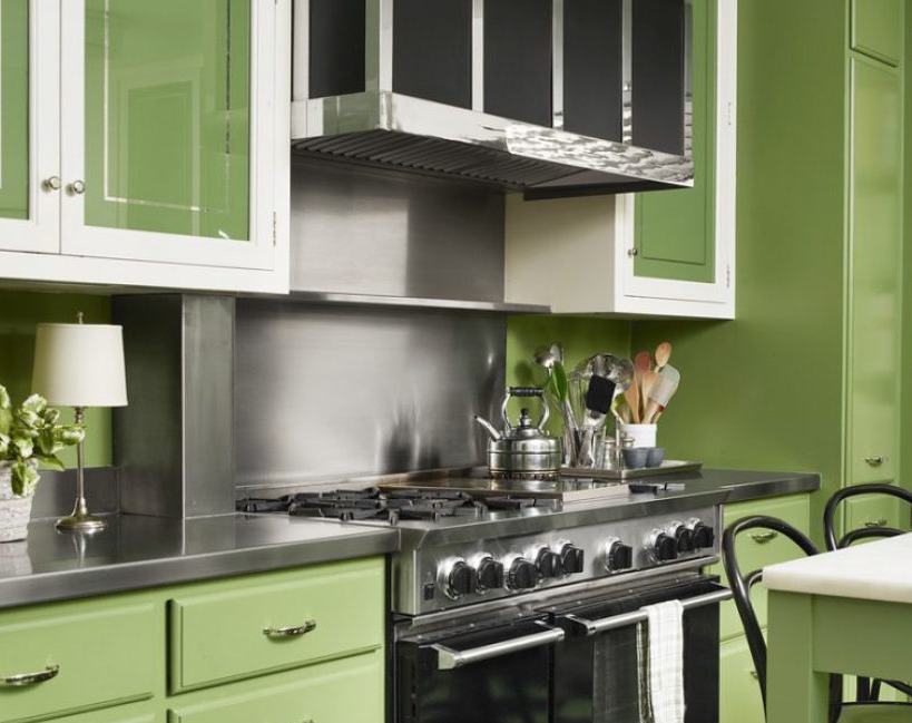 Pemasangan Kitchen Set Hijau Di Medan