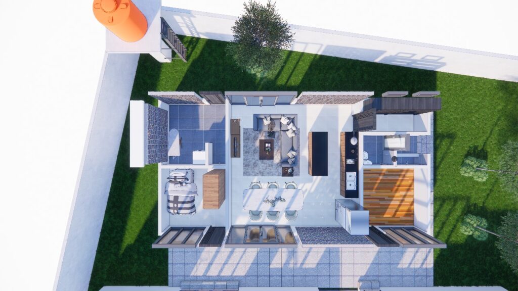 Denah Rumah 10.5X110.5