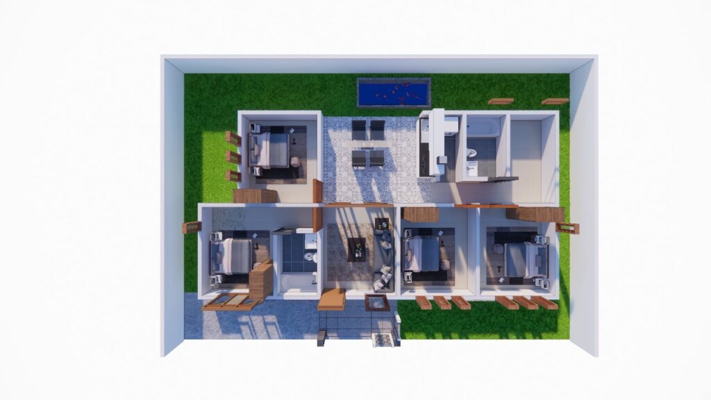 Denah Rumah 16x11 m