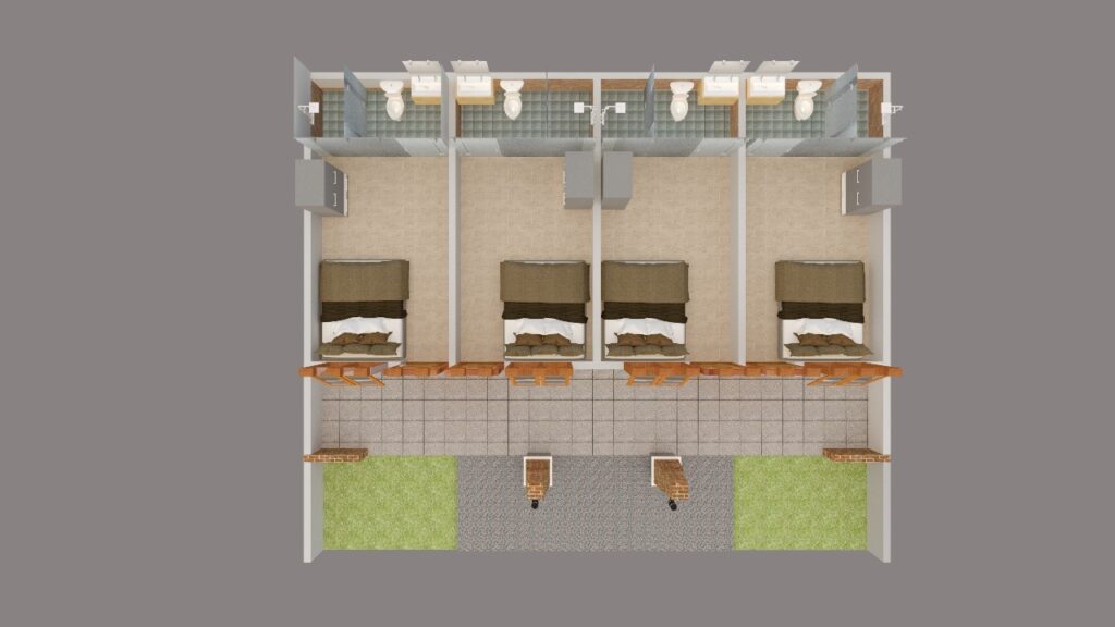 Denah Ukuran 12x10 M