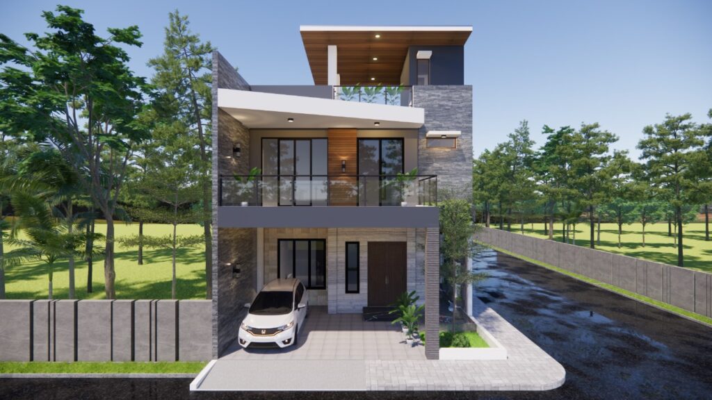 Tampak Depan 8 x 12 M