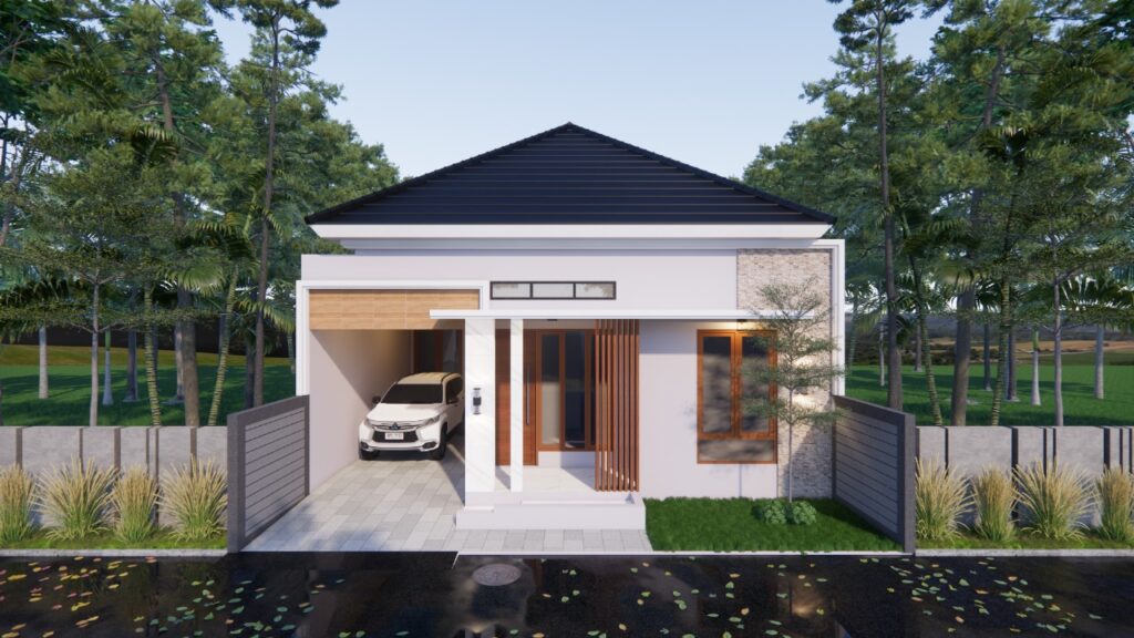 Tampak Depan 10 x 20 M