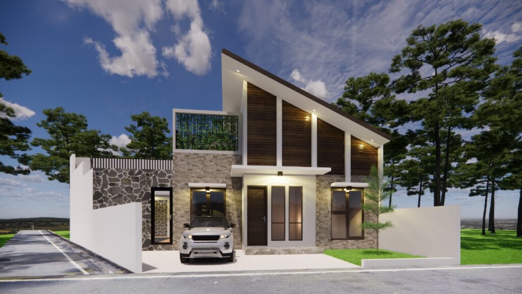 Tampak Depan 9x12 m