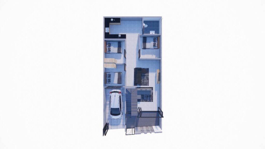 Denah Ukuran 7.2x 15 M