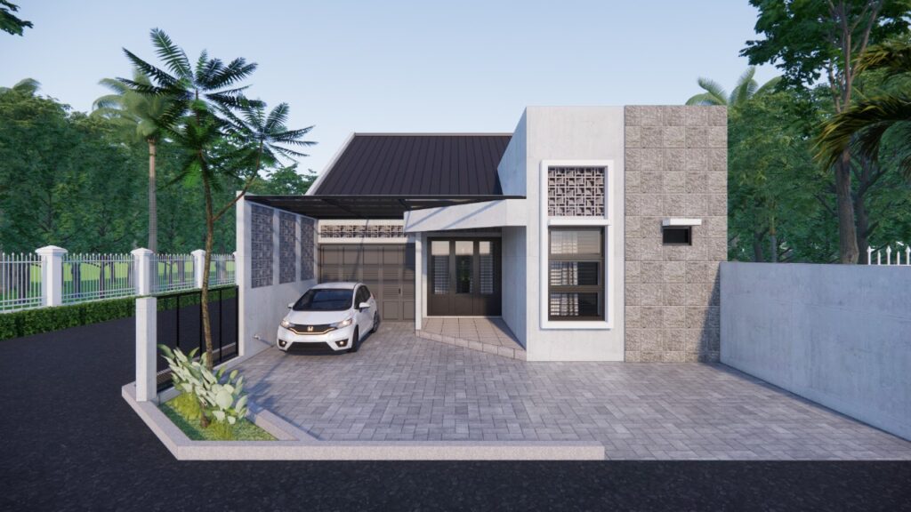 Tampak Depan 10 x 20 M