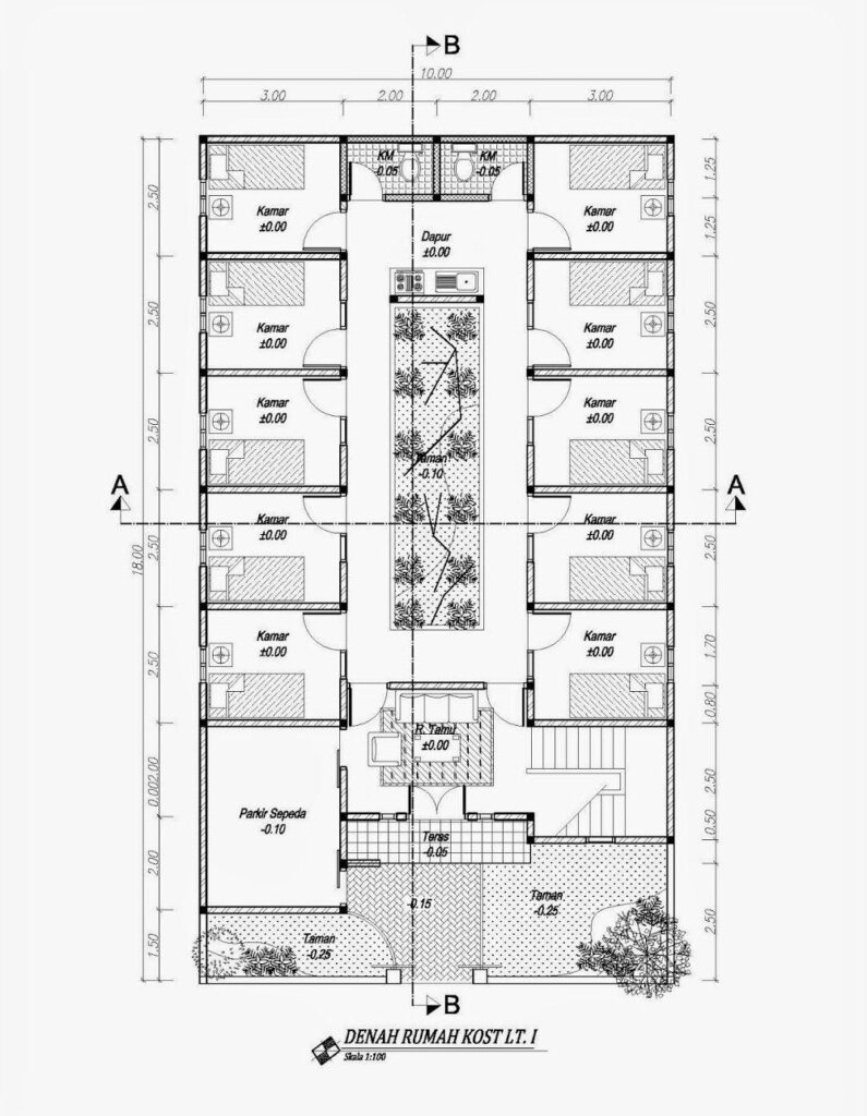 Denah 20x23 M