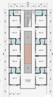 Denah Rumah 13 x 20 M