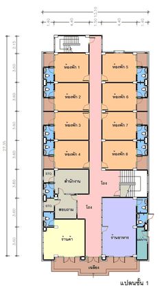 Denah Kos 17 x 20 M