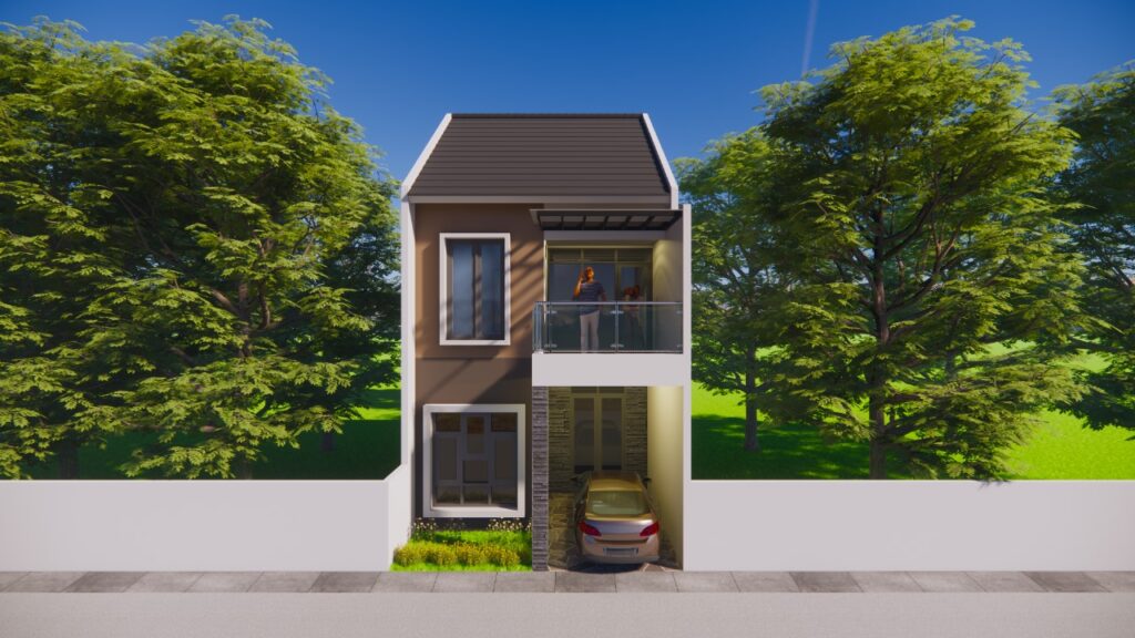 Tampak Depan 6 x 12 M