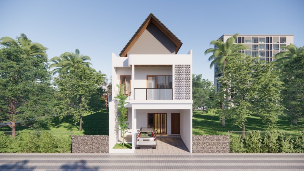 Denah Rumah 9 x 15 M
