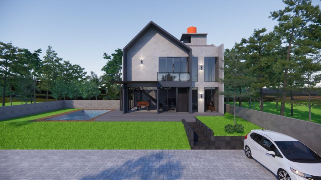 Tampak Depan Rumah 10 x 8.5 M