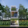 Desain Dan Bangun Rumah 2 Lantai Ukuran 3 x 10 Meter