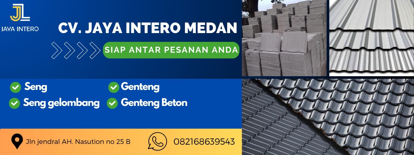 Toko Genteng Dan Seng Lengkap Di Medan