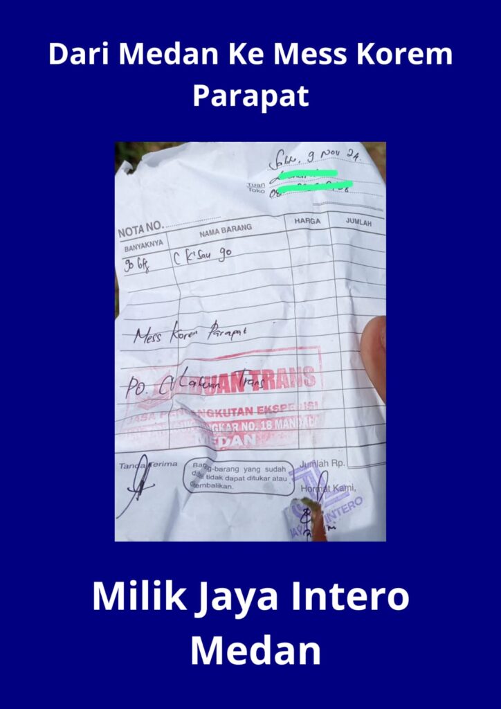 Medan ke Mess Korem Parapat 1