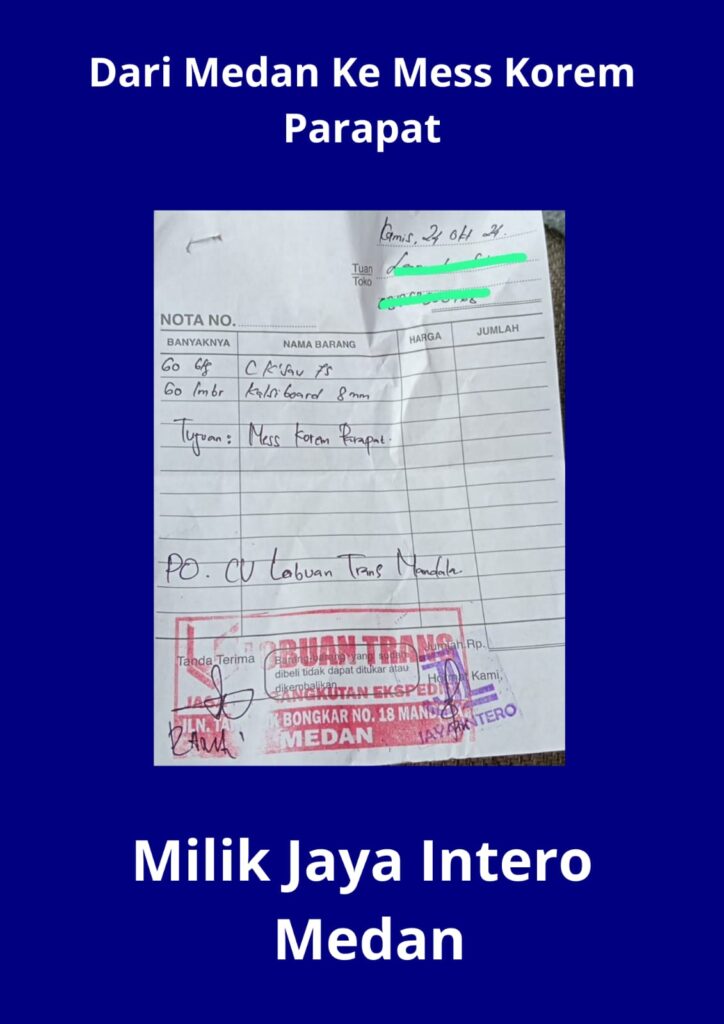 Medan ke Mess Korem Parapat